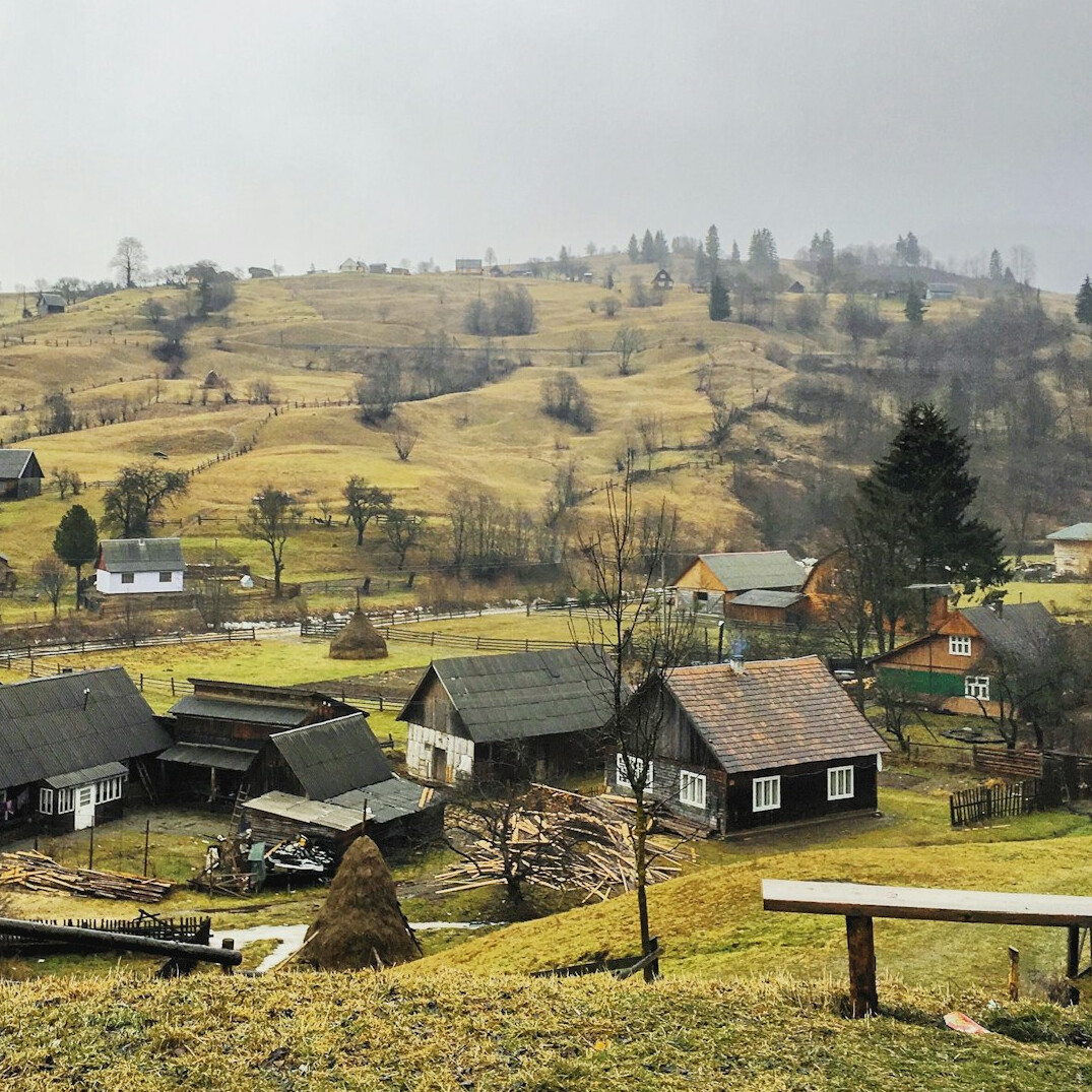 polish village landscape