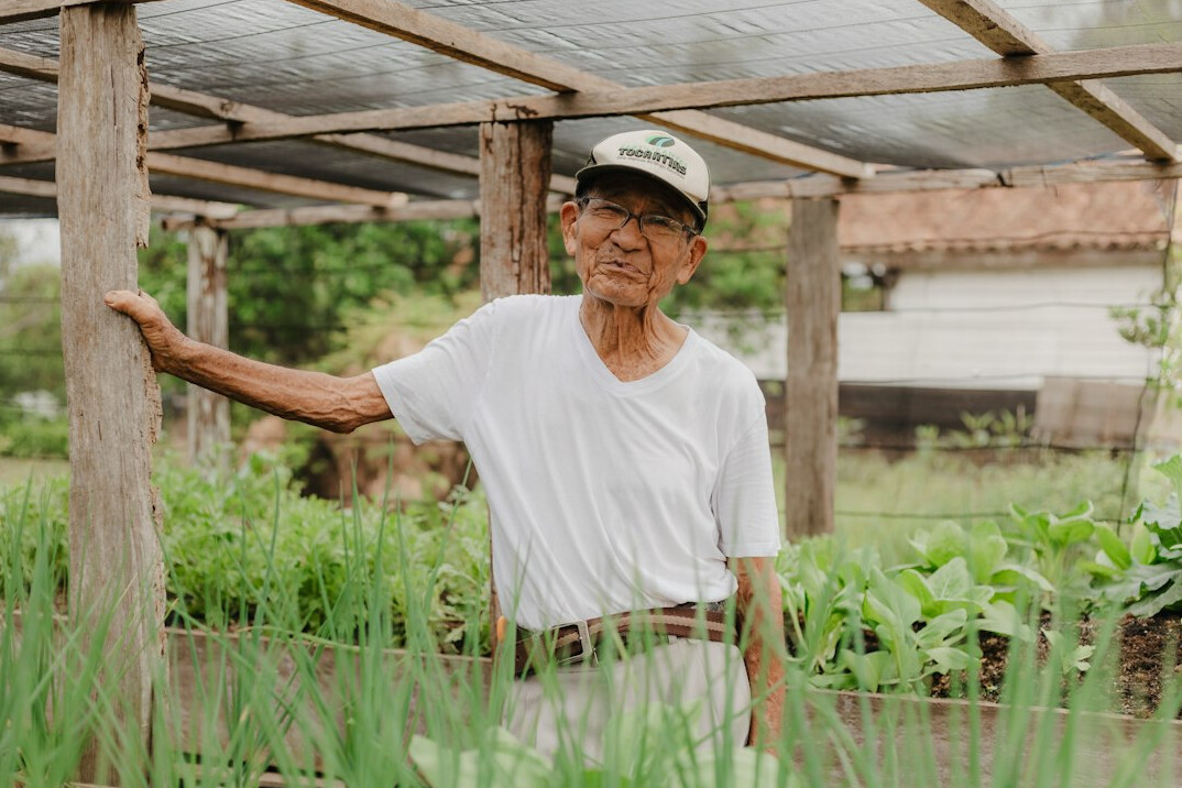 elderly farmer interview